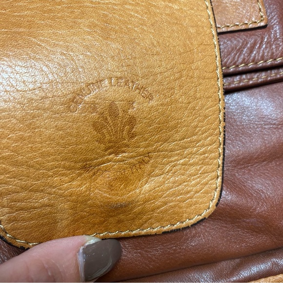 Vintage Leather Crossbody Bag Purse Made in Italy - Picture 2 of 7